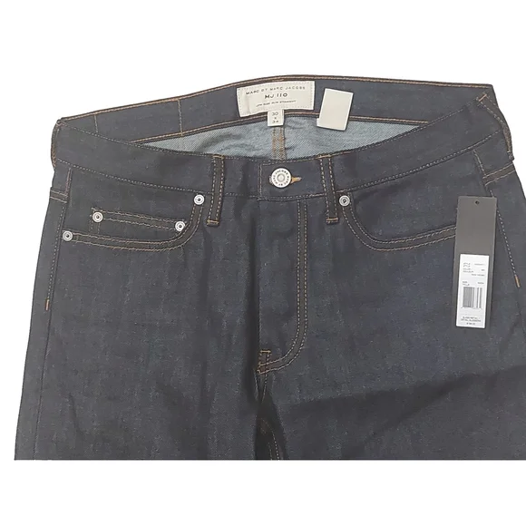 MARC by MARC JACOBS MJ 110 Low Rise Slim Straight Leg Blue Jeans 30x34 $198